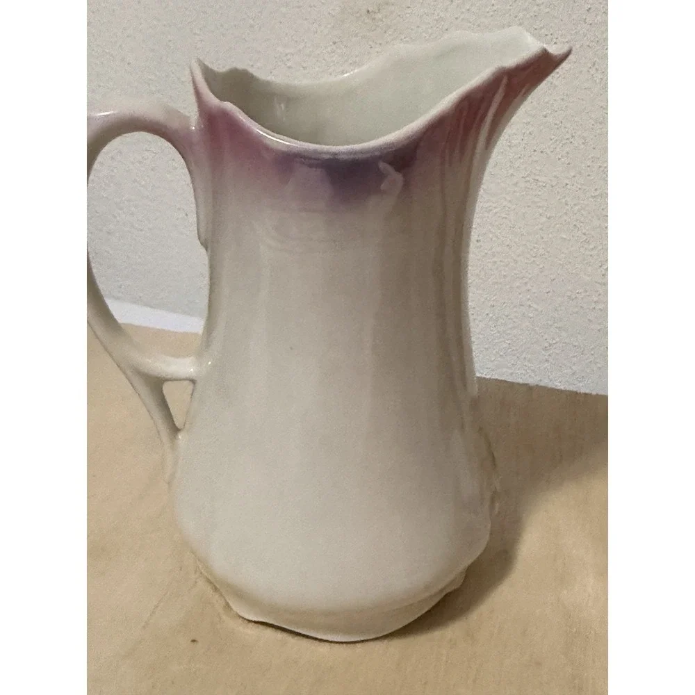 Vintage Lusterware Floral Made in Germany Mini Creamer Pitcher 5